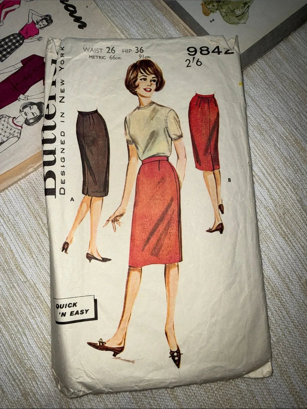 Vintage 60’s 70’s Sewing Pattern Lot of 5Butterick Mail order simplicity As Is